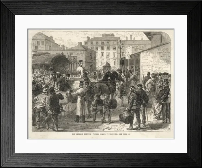 Framed Print : Voting / General Election Framed Print : Voting / General Election