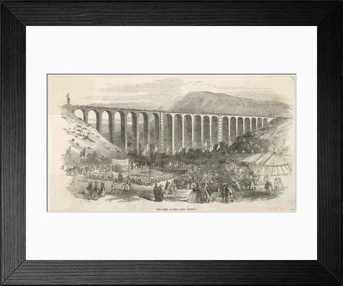 Framed Print : Dane Viaduct, Staffs Framed Print : Dane Viaduct, Staffs