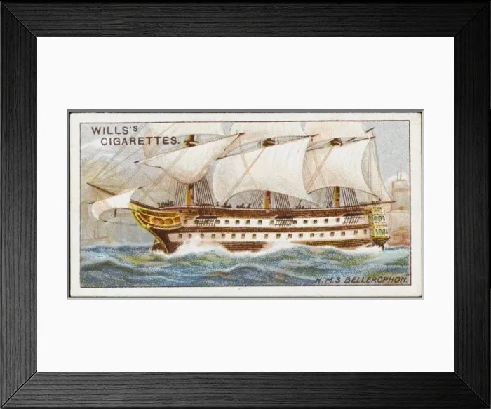 Framed Print : Bellerophon Warship Framed Print : Bellerophon Warship