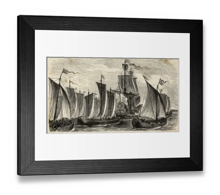 Framed Print : German Trading Vessels Framed Print : German Trading Vessels