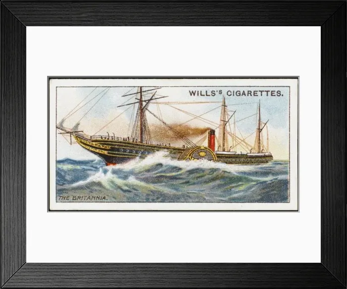 Framed Print : Britannia Cunarder Framed Print : Britannia Cunarder