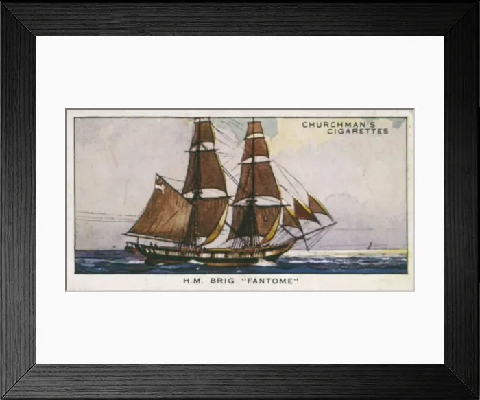 Framed Print : Fantome Brigantine Framed Print : Fantome Brigantine