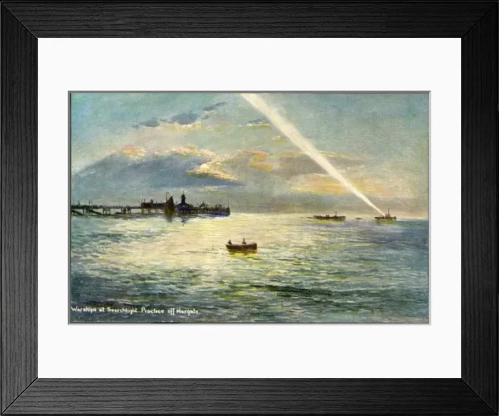 Framed Print : Searchlight Practice Framed Print : Searchlight Practice