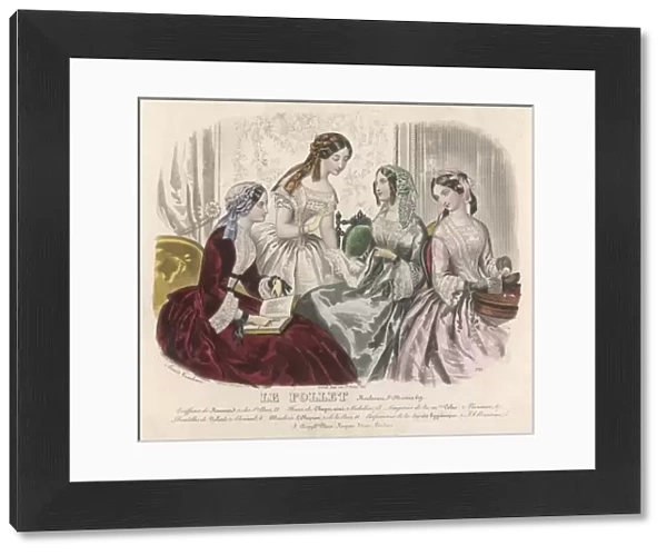 Ladies Soire Early 1850S