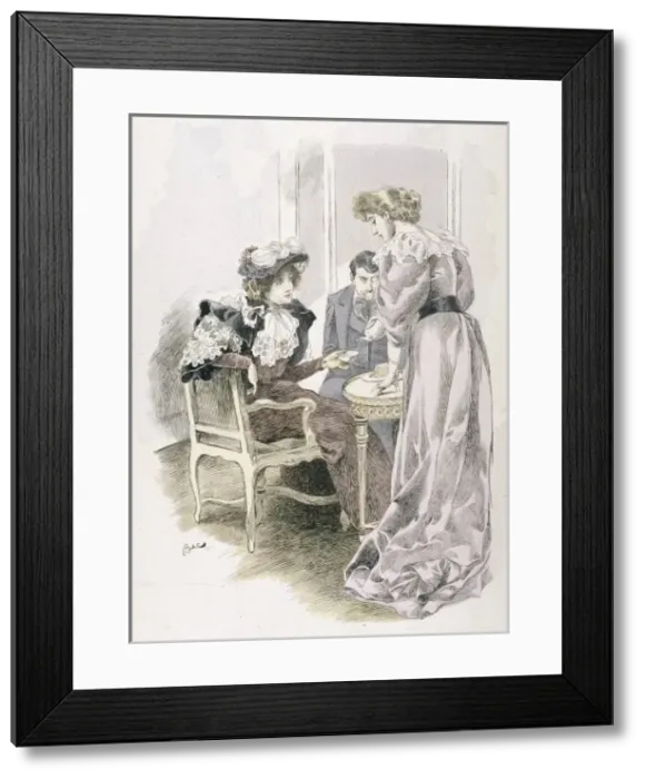 Framed Print : French Afternoon Tea Framed Print : French Afternoon Tea