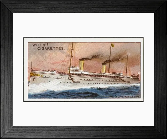 Framed Print : Hohenzollern Steamship Framed Print : Hohenzollern Steamship