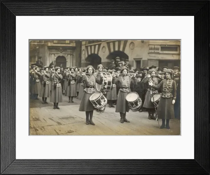 Framed Print : Wspu Fife & Drum Band Framed Print : Wspu Fife & Drum Band