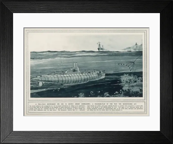 Framed Print : Detecting a Submarine Framed Print : Detecting a Submarine