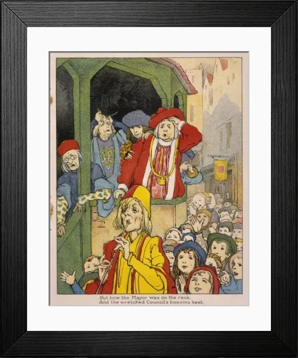 Framed Print : Hamelin Mayor Upset Framed Print : Hamelin Mayor Upset