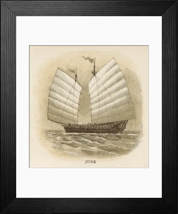 Framed Print : Chinese Junk Framed Print : Chinese Junk
