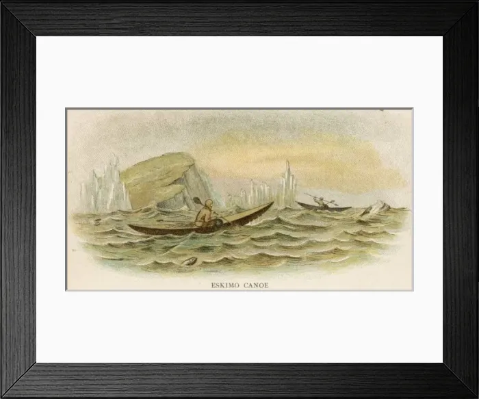 Framed Print : Arctic Canoe / Kayak Framed Print : Arctic Canoe / Kayak