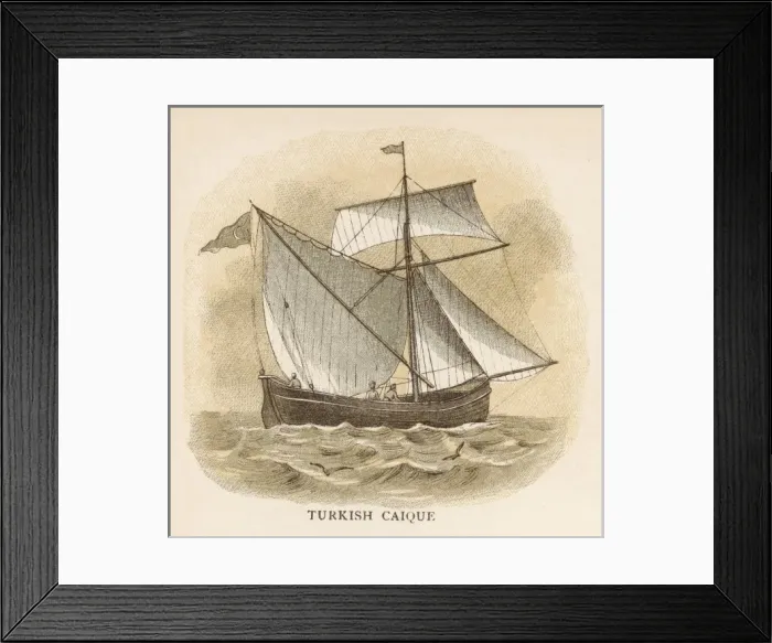 Framed Print : Turkish Caique Framed Print : Turkish Caique