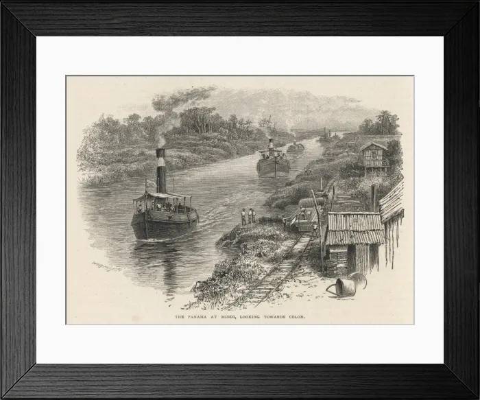 Framed Print : The Canal at Mindi Framed Print : The Canal at Mindi