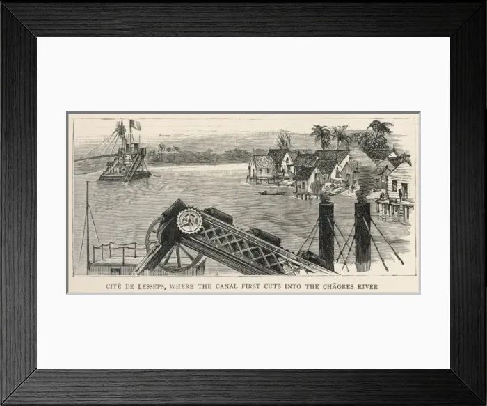 Framed Print : Cite De Lesseps Framed Print : Cite De Lesseps