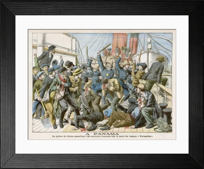Framed Print : French Workers Refusal Framed Print : French Workers Refusal