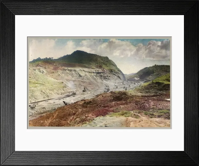 Framed Print : The Culebra Cutting Framed Print : The Culebra Cutting