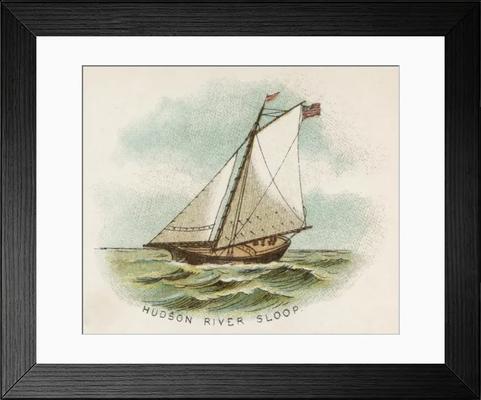 Framed Print : Hudson River Sloop Framed Print : Hudson River Sloop