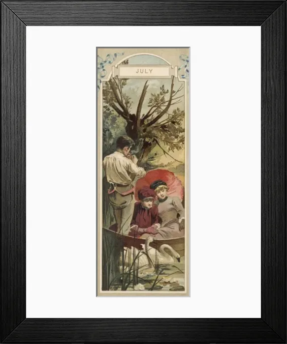 Framed Print : A Boating Party Framed Print : A Boating Party