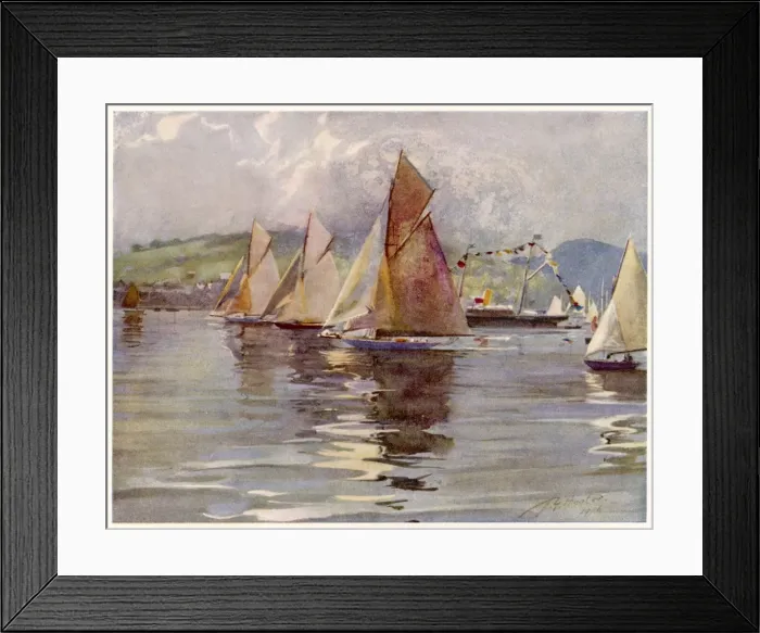 Framed Print : Regatta on Clyde - 2 Framed Print : Regatta on Clyde - 2