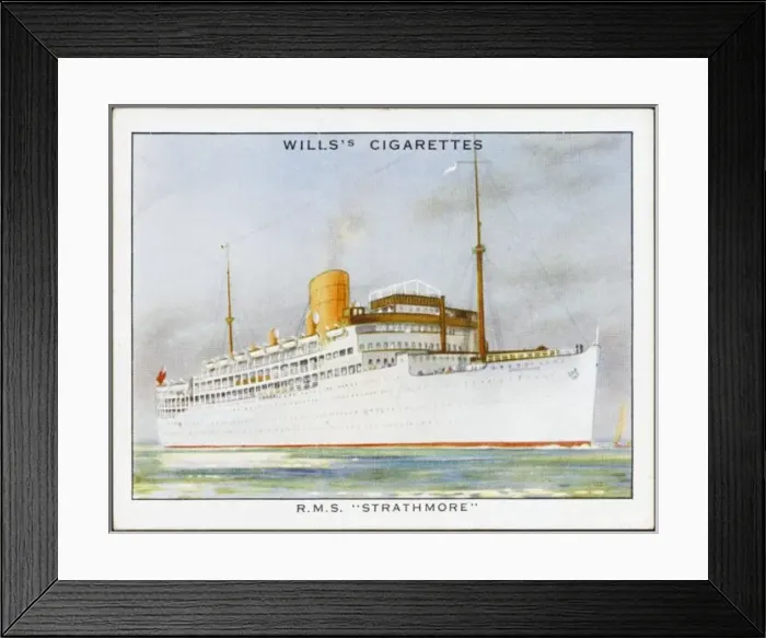Framed Print : Strathmore Steamship Framed Print : Strathmore Steamship
