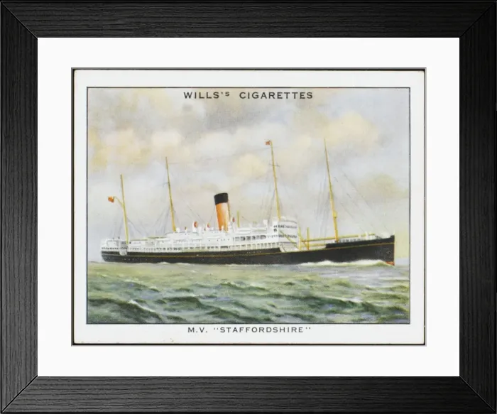 Framed Print : Staffordshire Steamship Framed Print : Staffordshire Steamship