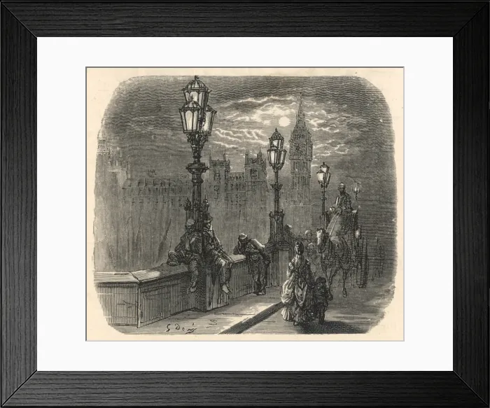 Framed Print : Westminster / Dore / 1870 Framed Print : Westminster / Dore / 1870