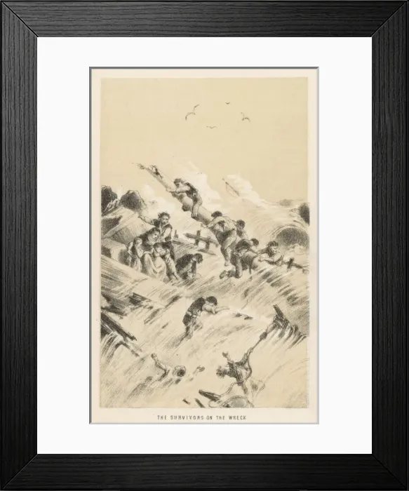 Framed Print : Forfarshire Shipwreck 4 Framed Print : Forfarshire Shipwreck 4