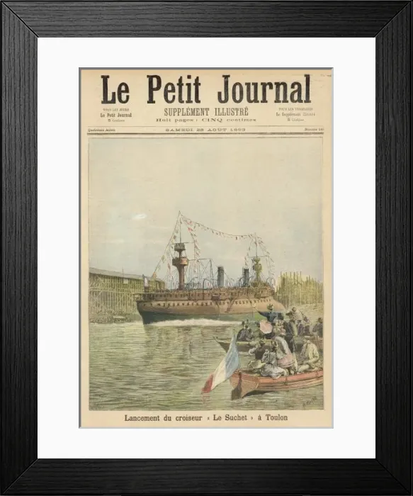 Framed Print : Le Suchet Launched Framed Print : Le Suchet Launched