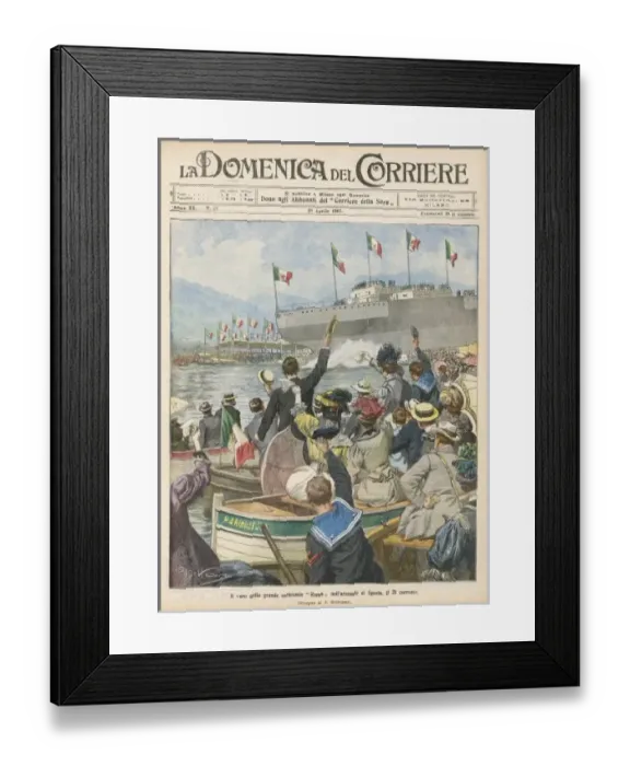 Framed Print : Italian Battleship Framed Print : Italian Battleship
