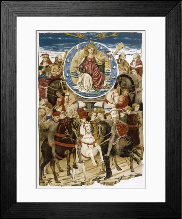 Framed Print : Petrarch / Triumph / Fame Framed Print : Petrarch / Triumph / Fame