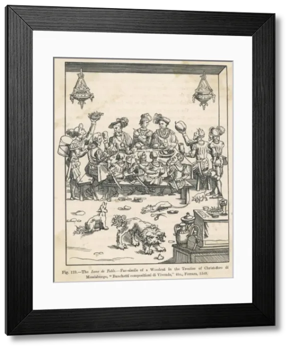 Framed Print : Joyful Banquet 1549 Framed Print : Joyful Banquet 1549