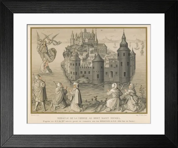 Framed Print : France / Mont St Michel 15 Framed Print : France / Mont St Michel 15