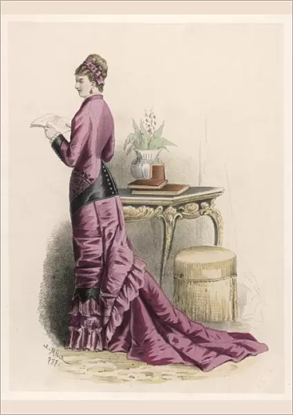 Pink & Black Dress 1878