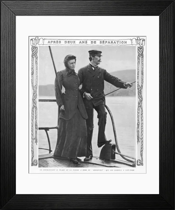 Framed Print : Peary and Wife Framed Print : Peary and Wife