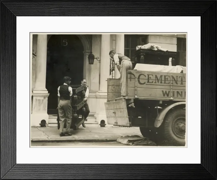 Framed Print : Removal Men 1929 Framed Print : Removal Men 1929