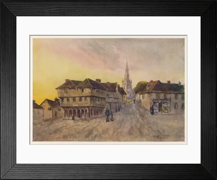 Framed Print : Thaxted / Moot Hall 1909 Framed Print : Thaxted / Moot Hall 1909