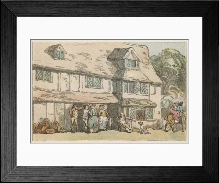 Framed Print : Earthenware Shop / 1782 Framed Print : Earthenware Shop / 1782