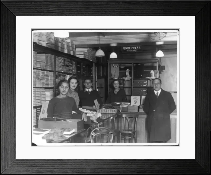 Framed Print : Underwear Department Framed Print : Underwear Department