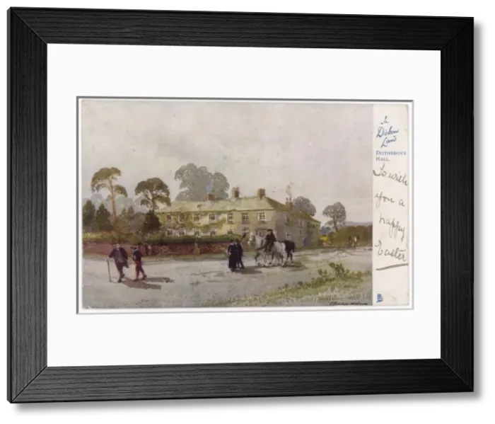 Framed Print : Dotheboys Hall / Dickens Framed Print : Dotheboys Hall / Dickens