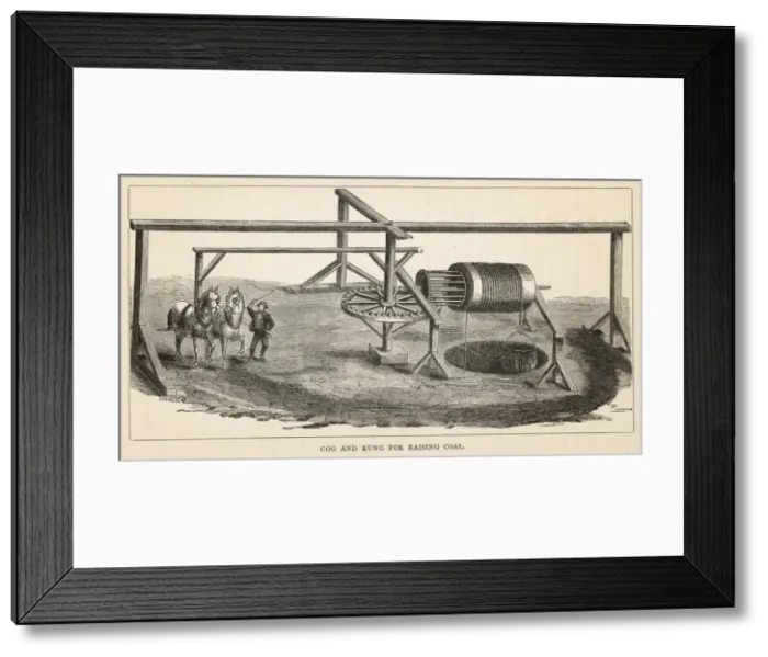 Framed Print : Cog & Rung / Coal Mine Framed Print : Cog & Rung / Coal Mine