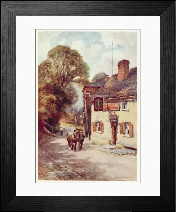 Framed Print : Leather Bottle, Cobham Framed Print : Leather Bottle, Cobham