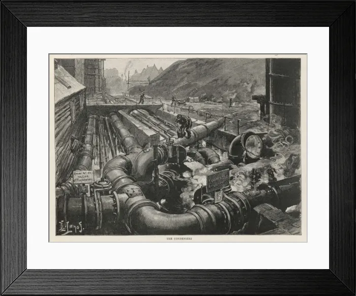 Framed Print : London Gas Company Framed Print : London Gas Company