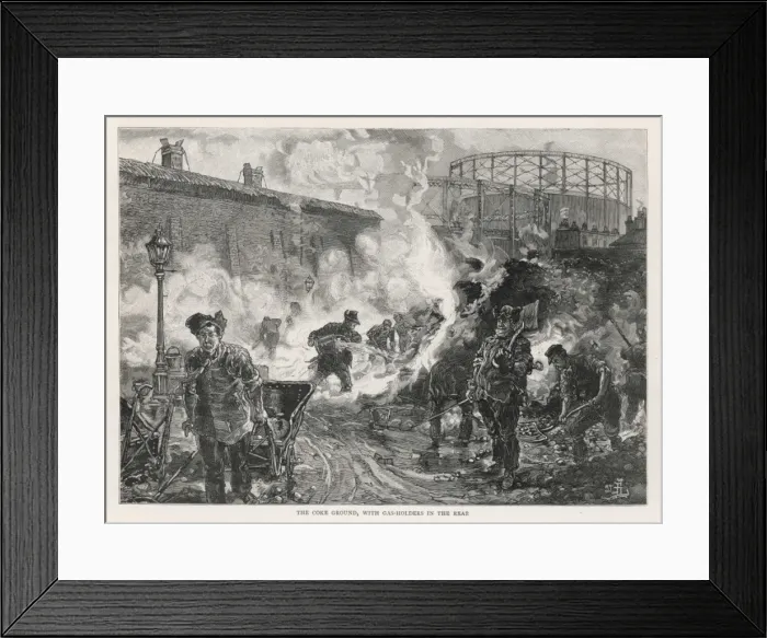 Framed Print : London Gas Company Framed Print : London Gas Company