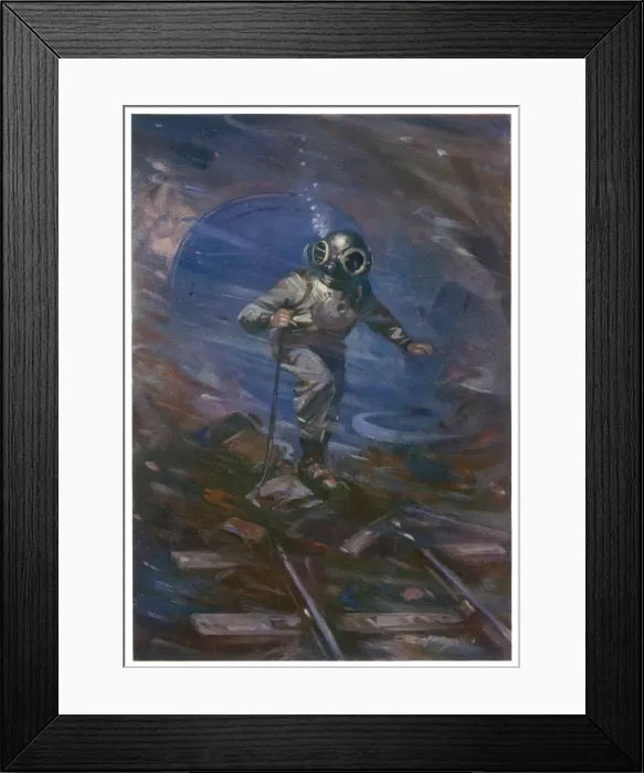 Framed Print : Severn Tunnel Flooded Framed Print : Severn Tunnel Flooded