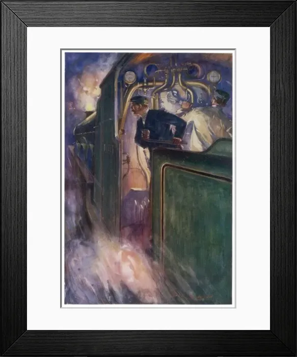 Framed Print : On the Footplate Framed Print : On the Footplate