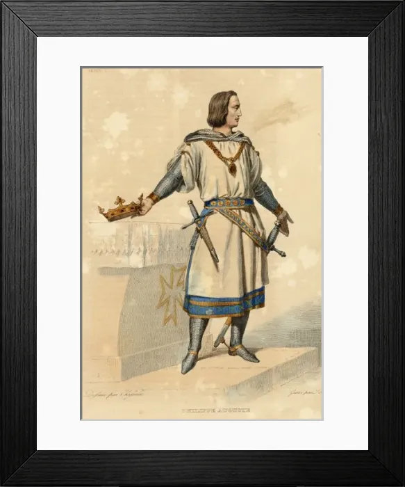 Framed Print : Philippe II Auguste Framed Print : Philippe II Auguste