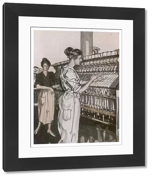 Women Twisting Yarn 1920