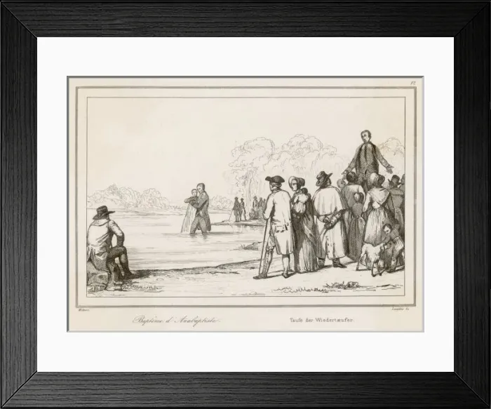 Framed Print : Anabaptists in America Framed Print : Anabaptists in America