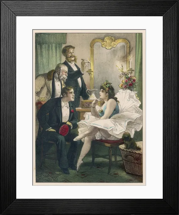 Framed Print : Dancer and Devotees Framed Print : Dancer and Devotees