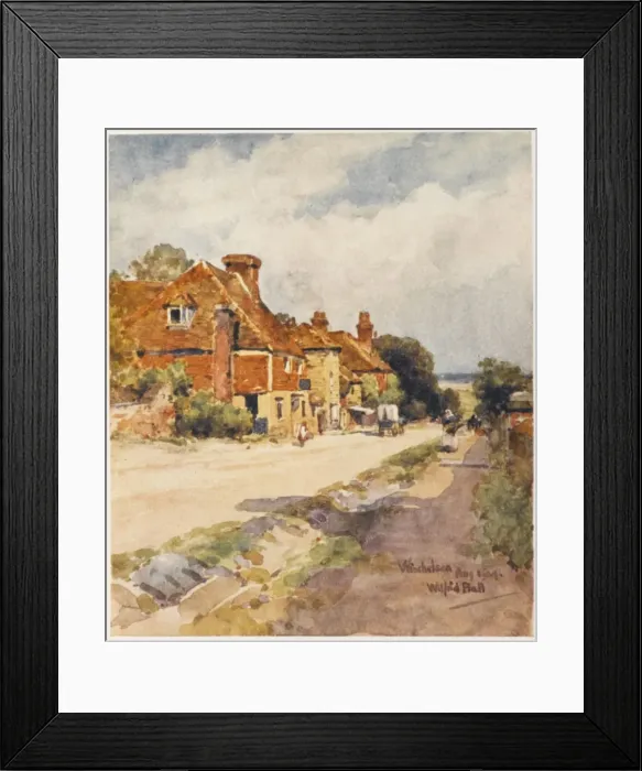 Framed Print : Winchelsea / Sussex 1906 Framed Print : Winchelsea / Sussex 1906